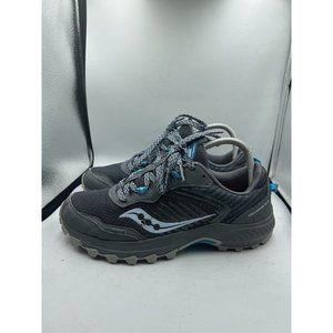 Saucony Excursion 15 Gray Plush S10671-20 Trail Running Shoe Womens Size 9 Wide